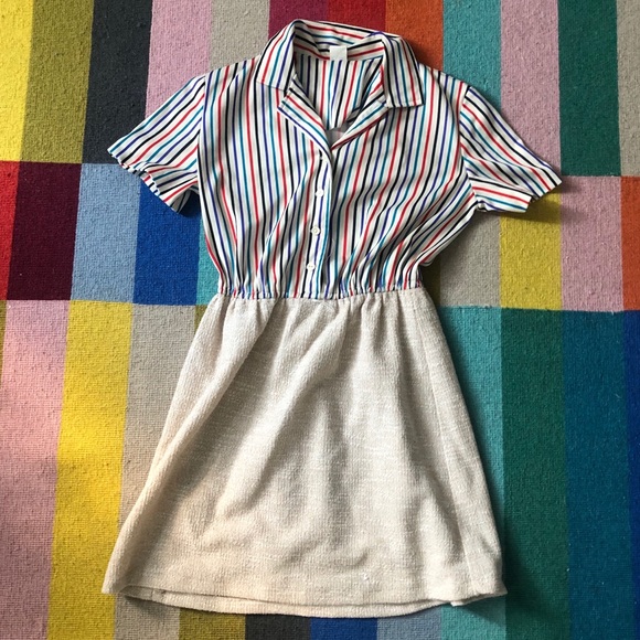 Vintage Striped Dress - Picture 1 of 6